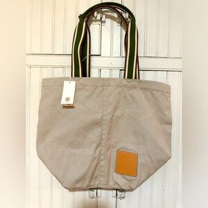 NWT Tory Burch canvas tote bag